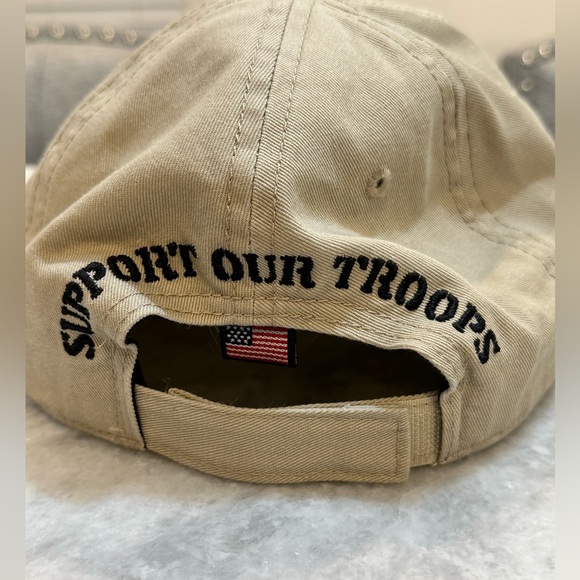 Marine Corps “Support Our Troops” USMC Embroidered Hat with Velcro Strap - NWOT - Picture 6 of 11